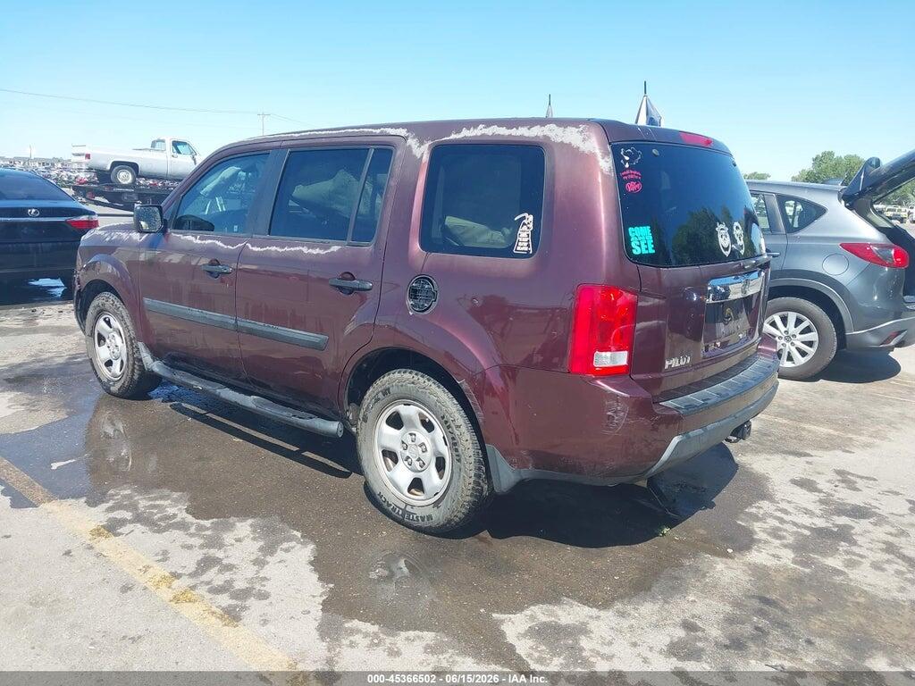 5FNYF3H27AB010598 2010 HONDA PILOT photo no. 3