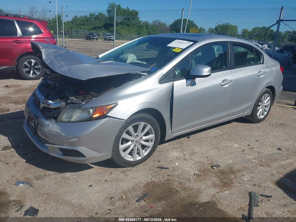 19XFB2F84CE064390 2012 HONDA CIVIC photo no. 2