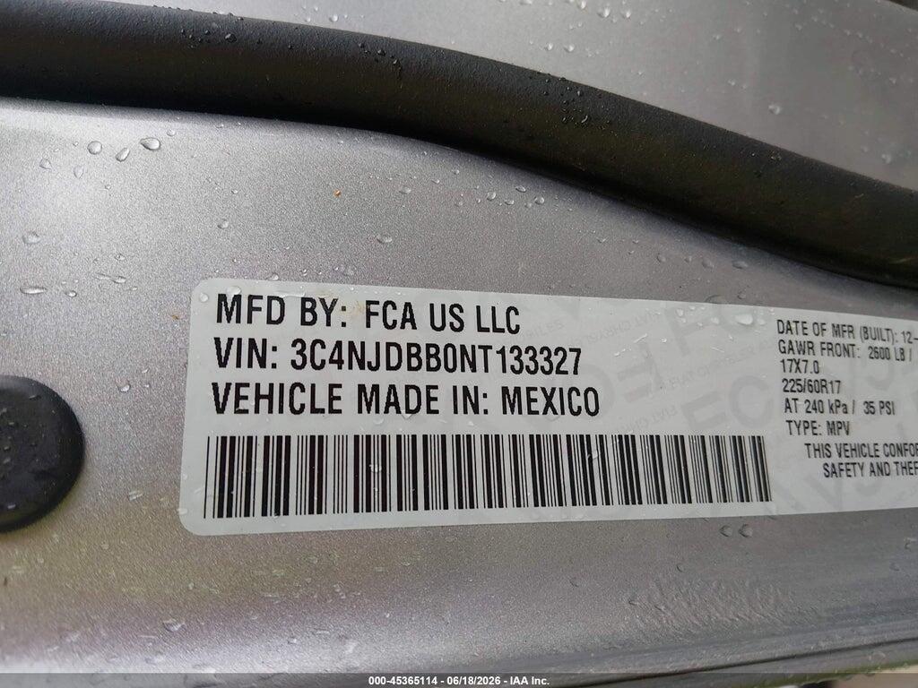 3C4NJDBB0NT133327 2022 JEEP COMPASS photo no. 9