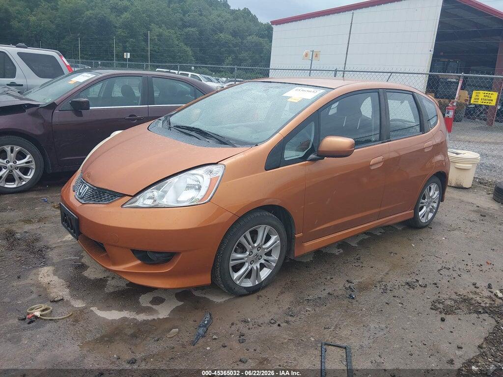 JHMGE87659S072465 2009 HONDA FIT photo no. 2