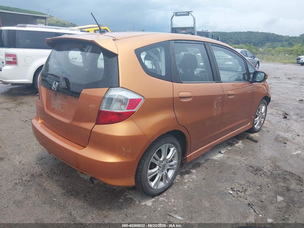 JHMGE87659S072465 2009 HONDA FIT photo no. 4