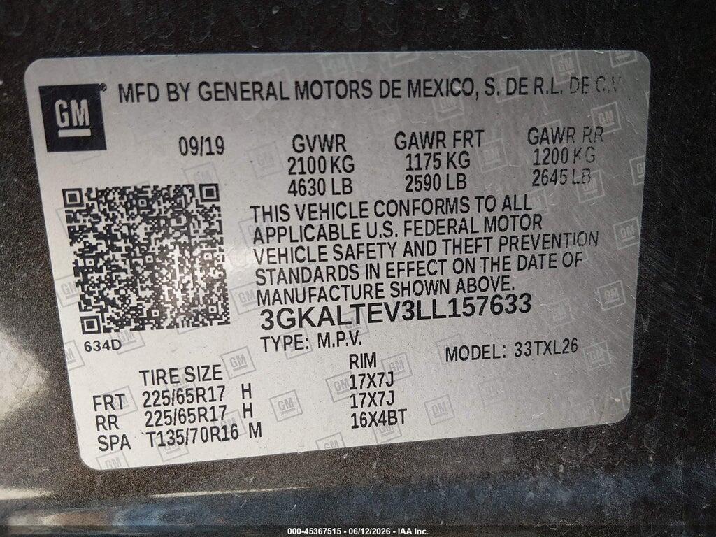 3GKALTEV3LL157633 2020 GMC TERRAIN photo no. 9