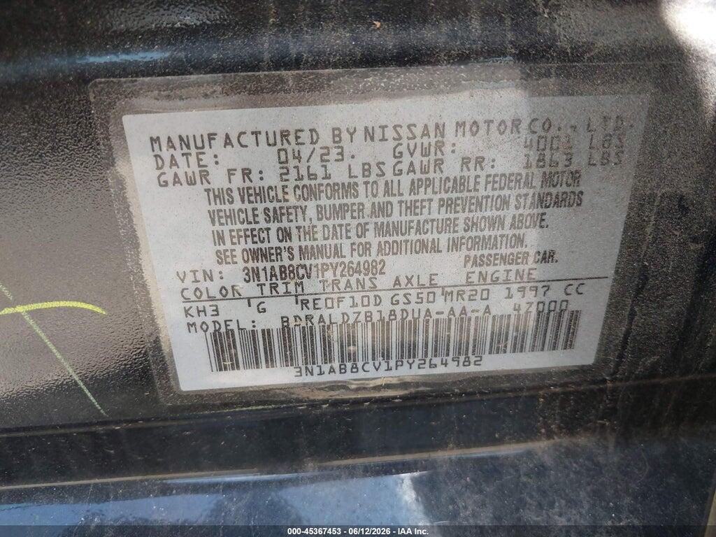 3N1AB8CV1PY264982 2023 NISSAN SENTRA photo no. 9