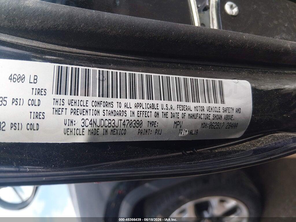 3C4NJDCB3JT470390 2018 JEEP COMPASS photo no. 9