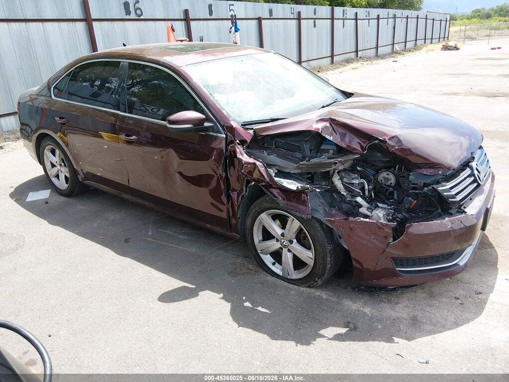 1VWBP7A38DC104646 2013 VOLKSWAGEN PASSAT photo no. 1