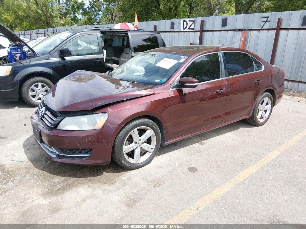 1VWBP7A38DC104646 2013 VOLKSWAGEN PASSAT photo no. 2