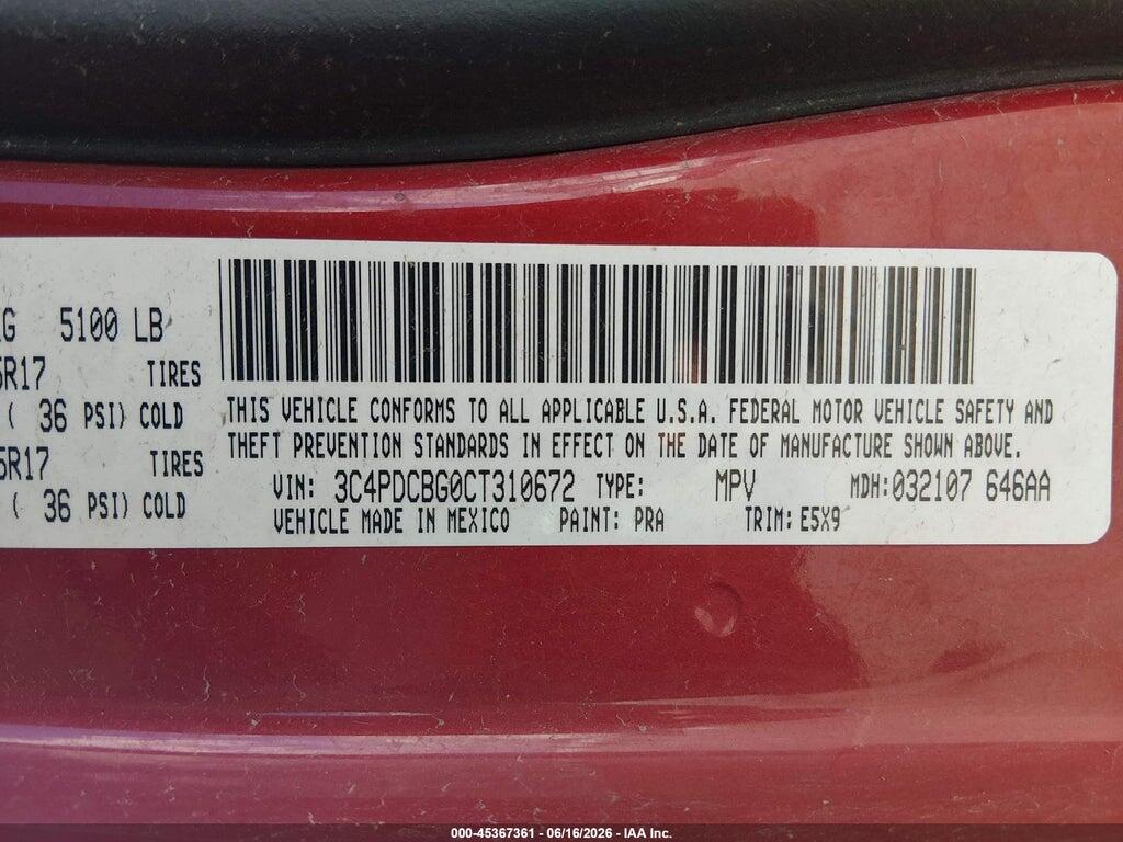 3C4PDCBG0CT310672 2012 DODGE JOURNEY photo no. 9