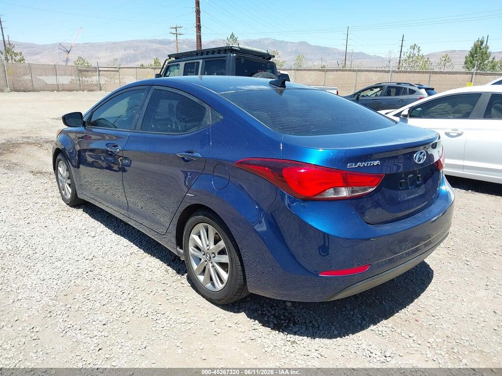 5NPDH4AE9GH710507 2016 HYUNDAI ELANTRA photo no. 3