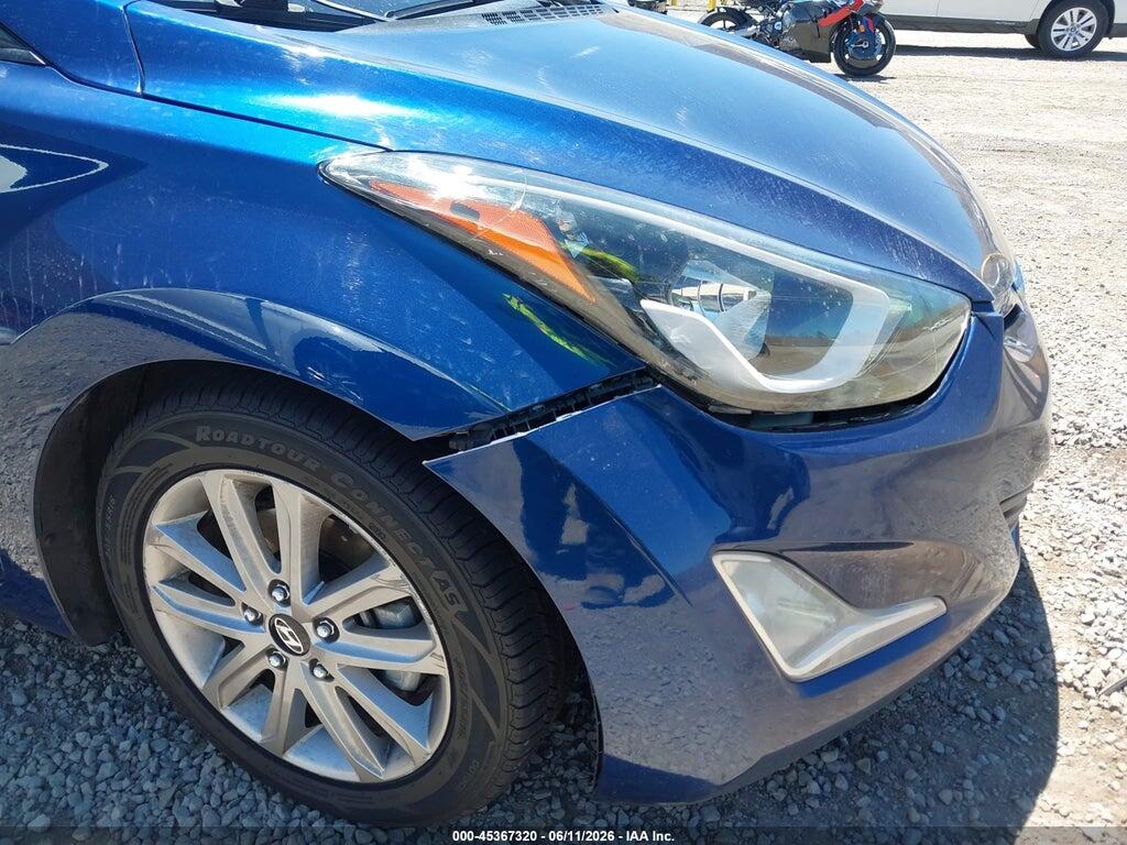 5NPDH4AE9GH710507 2016 HYUNDAI ELANTRA photo no. 6