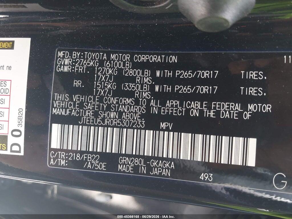 JTEEU5JR0R5307233 2024 TOYOTA 4RUNNER photo no. 9