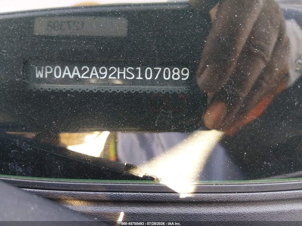 WP0AA2A92HS107089 2017 PORSCHE 911 photo no. 9
