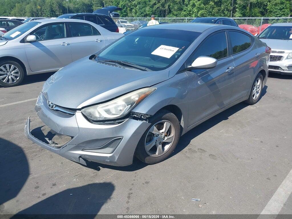KMHDH4AE4EU067515 2014 HYUNDAI ELANTRA photo no. 2