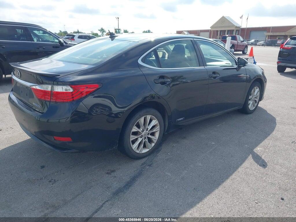 JTHBW1GG2D2017407 2013 LEXUS ES 300H photo no. 4