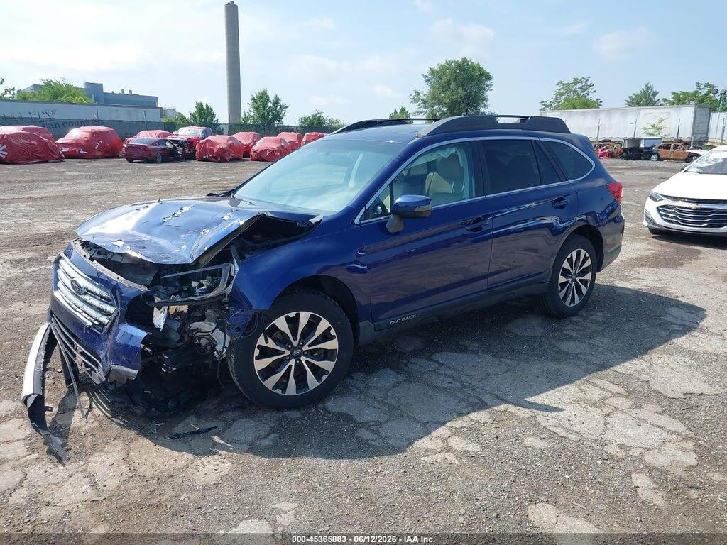 4S4BSELC4F3327901 2015 SUBARU OUTBACK photo no. 2