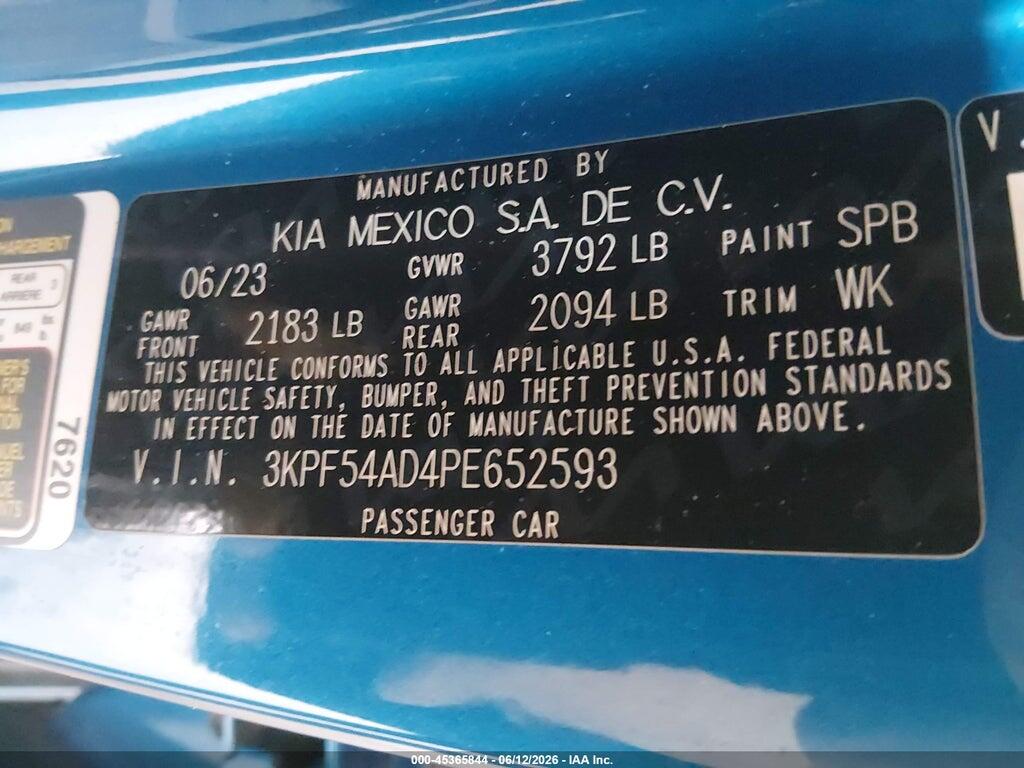 3KPF54AD4PE652593 2023 KIA FORTE photo no. 9