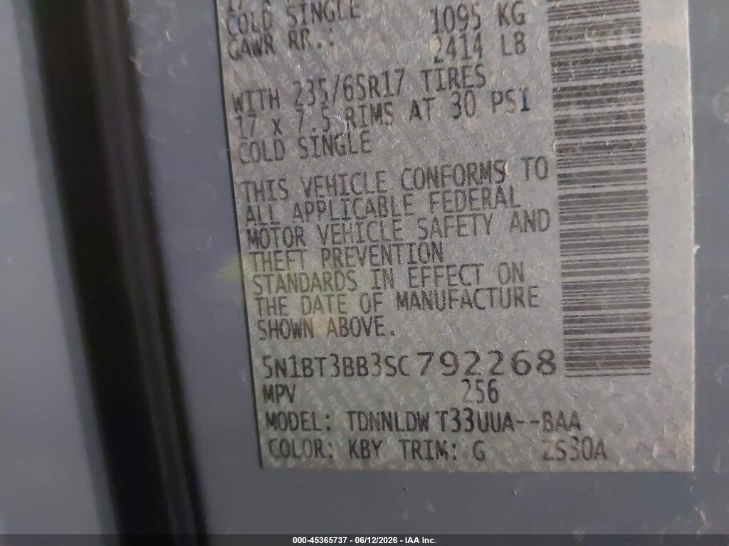 5N1BT3BB3SC792268 2025 NISSAN ROGUE photo no. 9