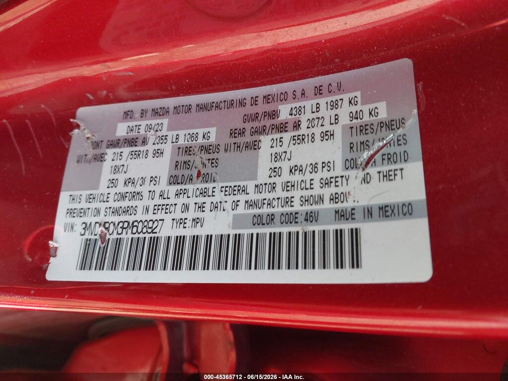 3MVDMBCM3RM608927 2024 MAZDA CX-30 photo no. 9