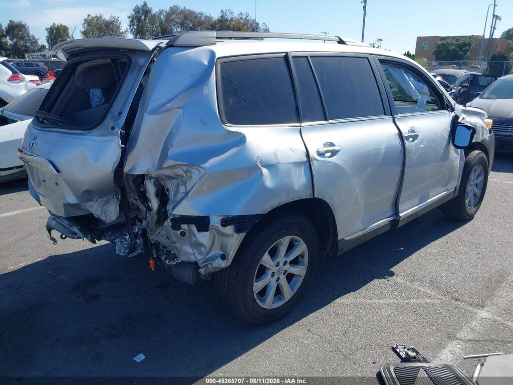 5TDZA3EH6CS021571 2012 TOYOTA HIGHLANDER photo no. 4