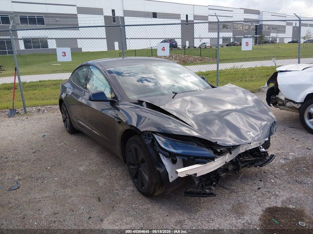 5YJ3E1EA8SF056066 2025 TESLA MODEL 3 photo no. 1