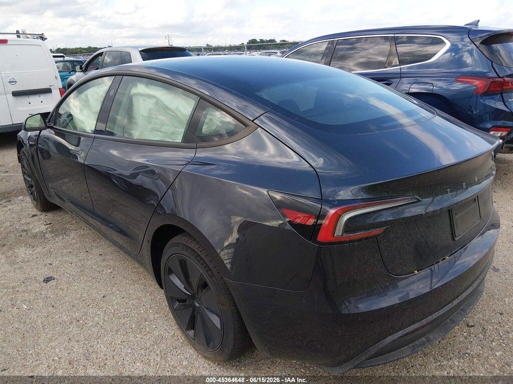 5YJ3E1EA8SF056066 2025 TESLA MODEL 3 photo no. 3