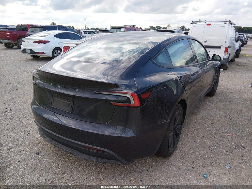 5YJ3E1EA8SF056066 2025 TESLA MODEL 3 photo no. 4