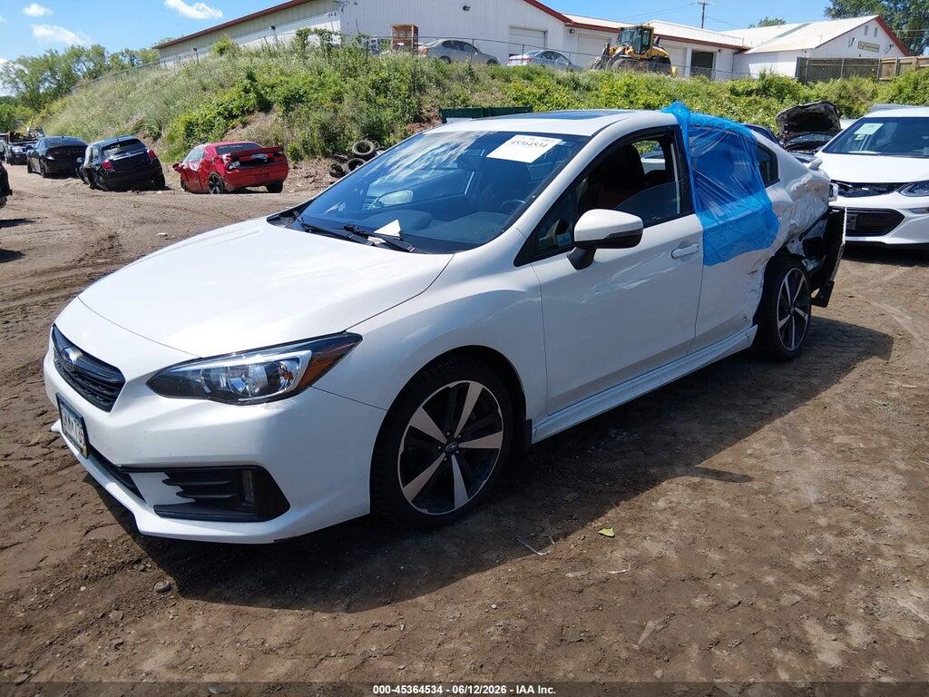 4S3GKAM69M3606396 2021 SUBARU IMPREZA photo no. 2