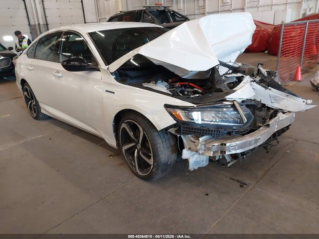 1HGCV3F21NA040437 2022 HONDA ACCORD HYBRID photo no. 1