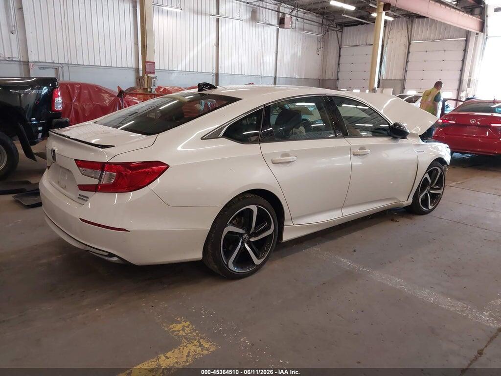 1HGCV3F21NA040437 2022 HONDA ACCORD HYBRID photo no. 4