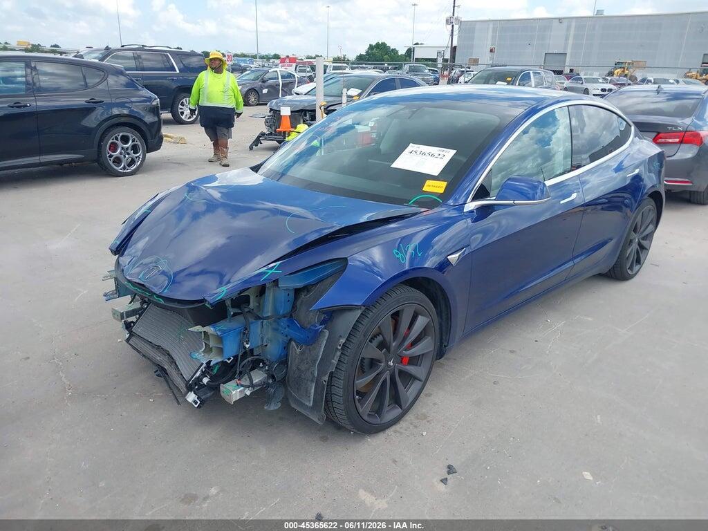 5YJ3E1EC7LF603136 2020 TESLA MODEL 3 photo no. 2