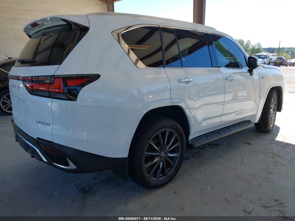 JTJMB7CX3S4082442 2025 LEXUS LX 600 photo no. 4