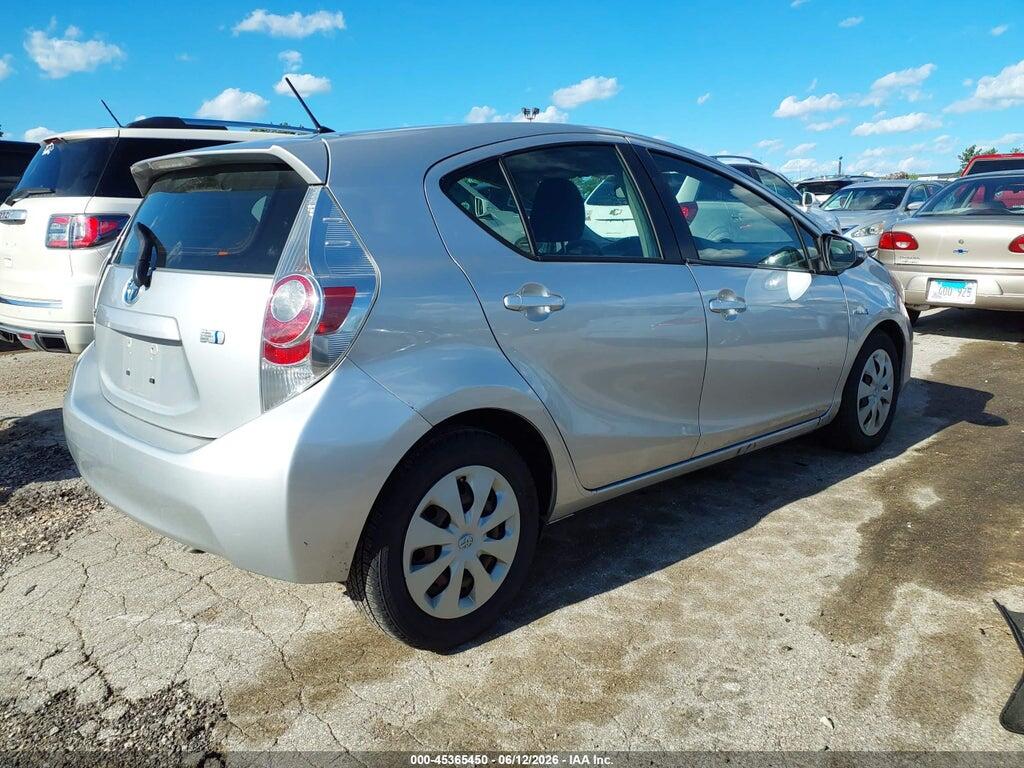 JTDKDTB35D1056909 2013 TOYOTA PRIUS C photo no. 4