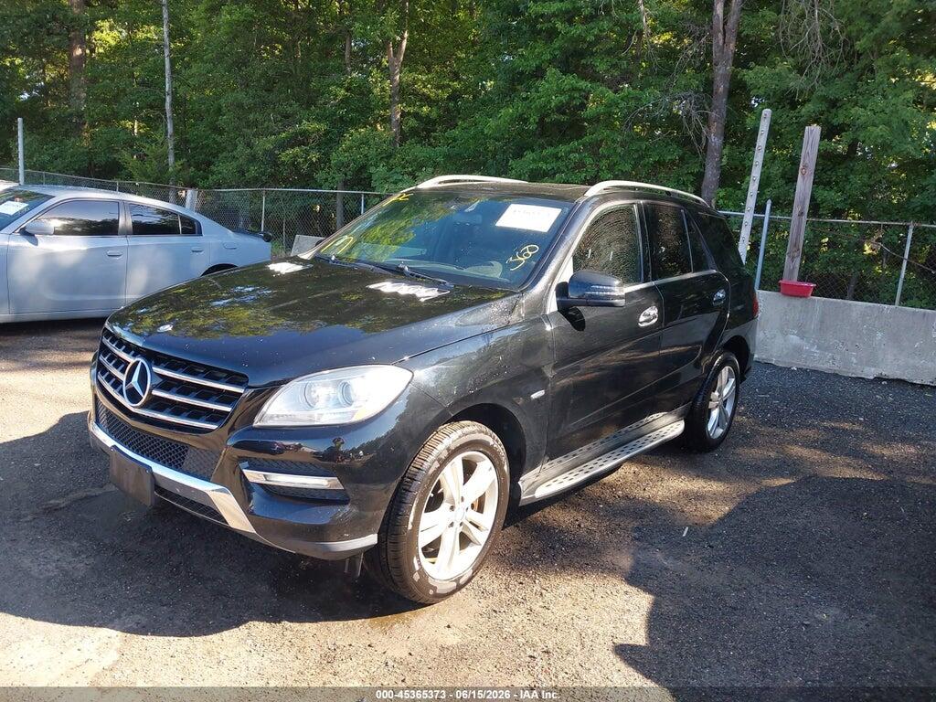 4JGDA5HB3CA056266 2012 MERCEDES-BENZ ML 350 photo no. 2