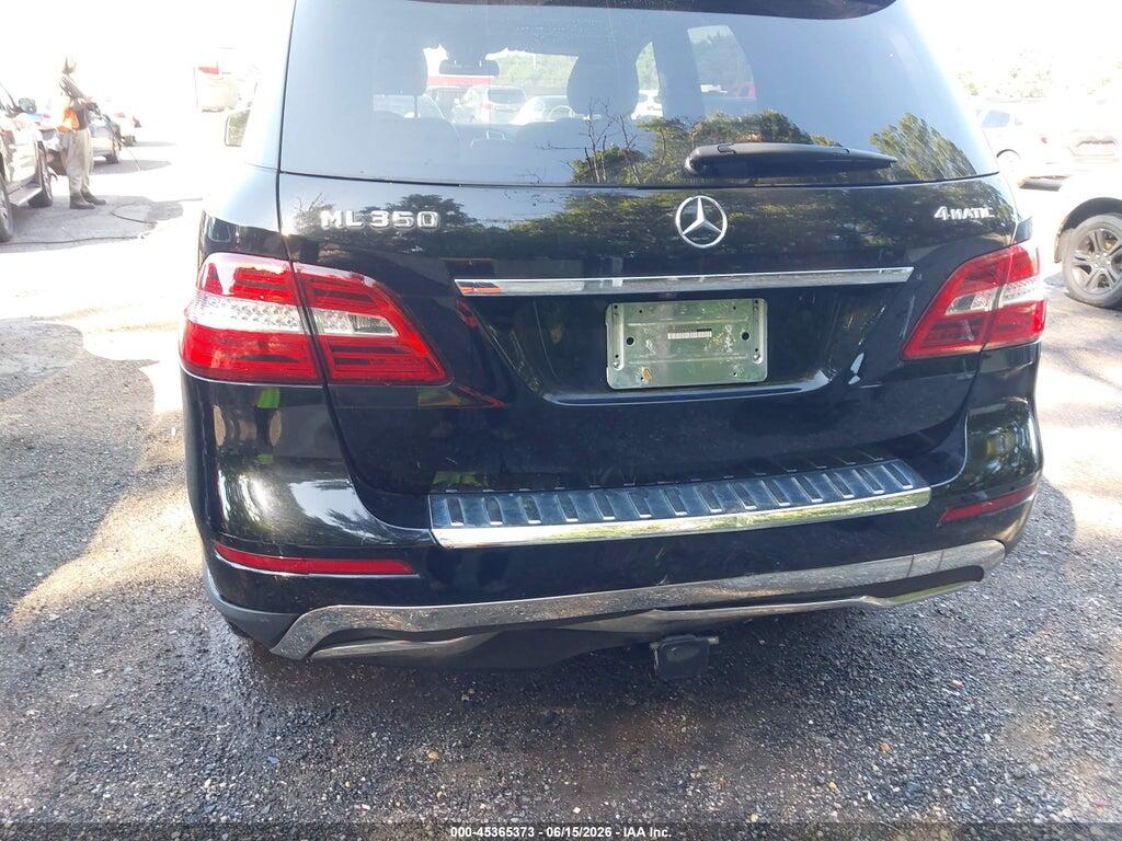 4JGDA5HB3CA056266 2012 MERCEDES-BENZ ML 350 photo no. 6