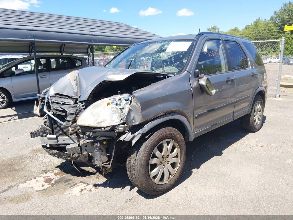 JHLRD68876C017025 2006 HONDA CR-V photo no. 2