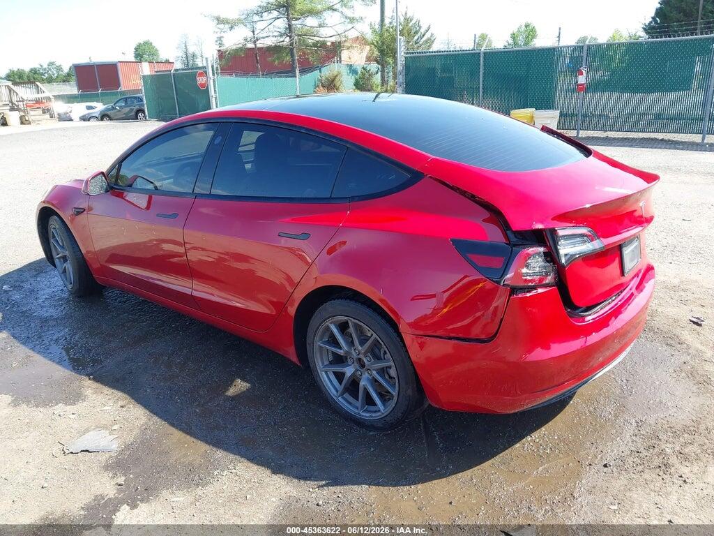 5YJ3E1EB0NF232038 2022 TESLA MODEL 3 photo no. 3