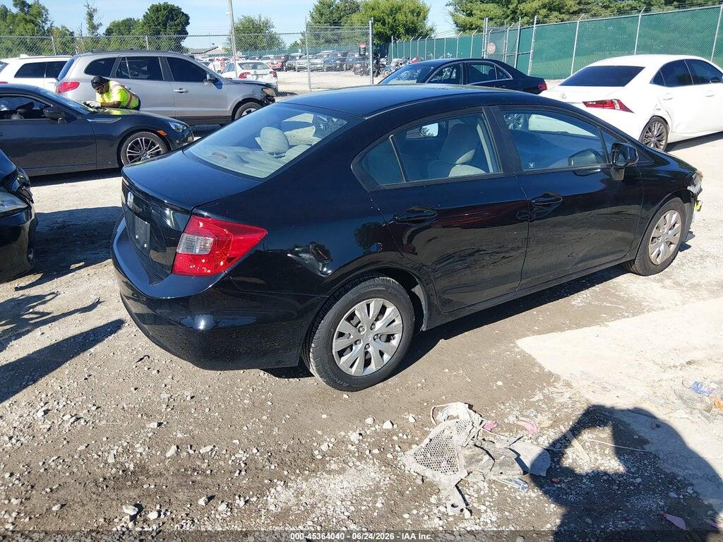 19XFB2F51CE060559 2012 HONDA CIVIC photo no. 4