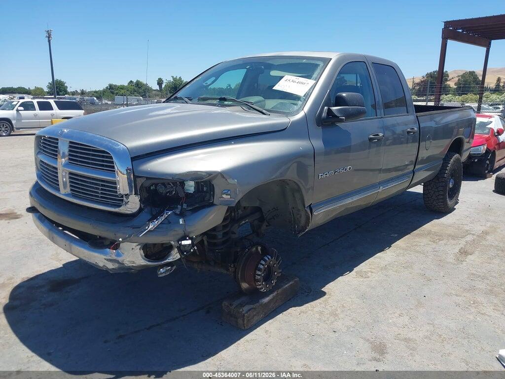 3D7KS28C35G830929 2005 DODGE RAM 2500 photo no. 2