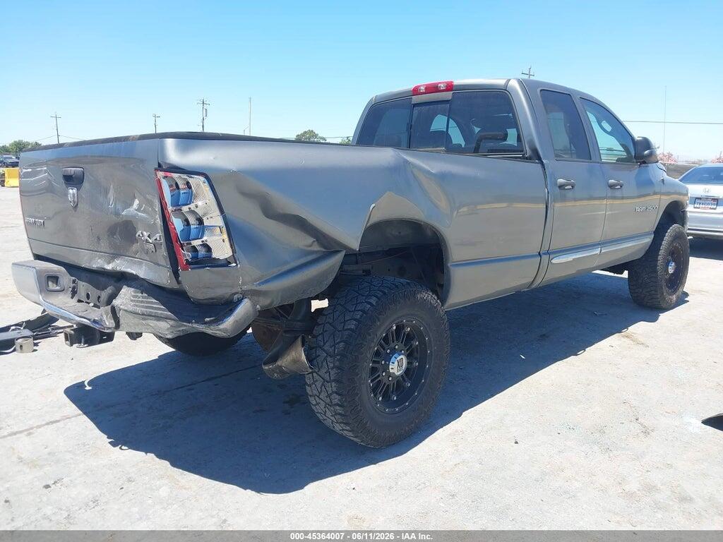 3D7KS28C35G830929 2005 DODGE RAM 2500 photo no. 4