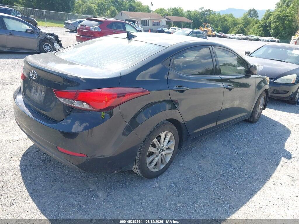 5NPDH4AE7EH541469 2014 HYUNDAI ELANTRA photo no. 4