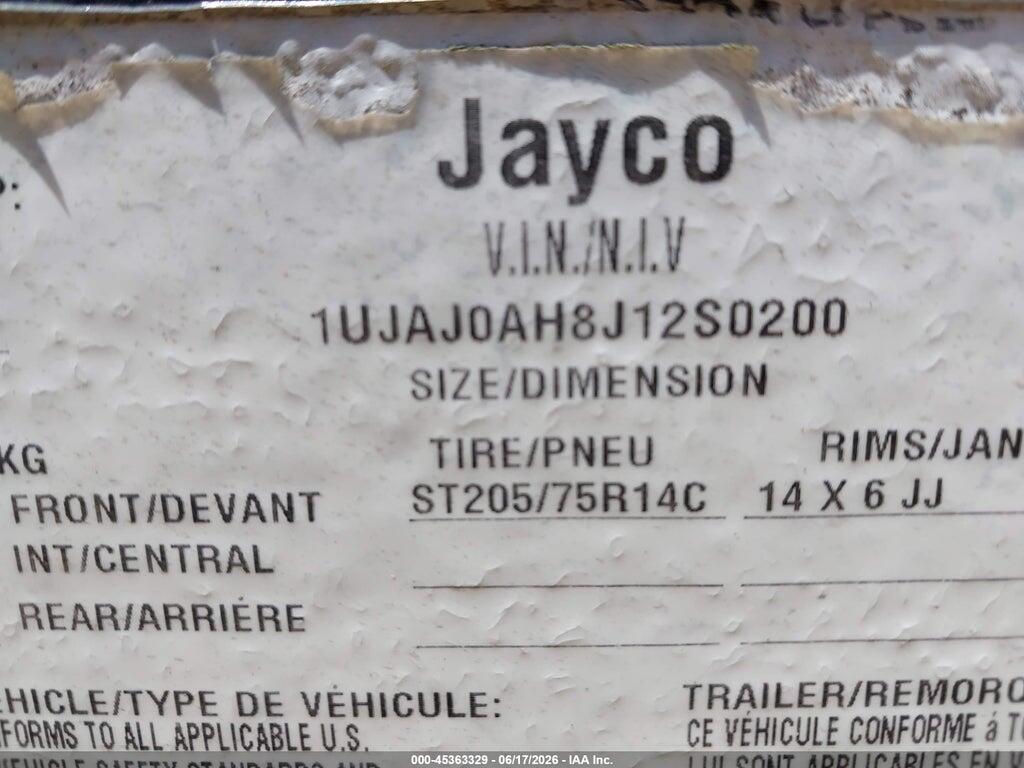1UJAJ0AH8J12S0200 2018 JAYCO CAMPER photo no. 9