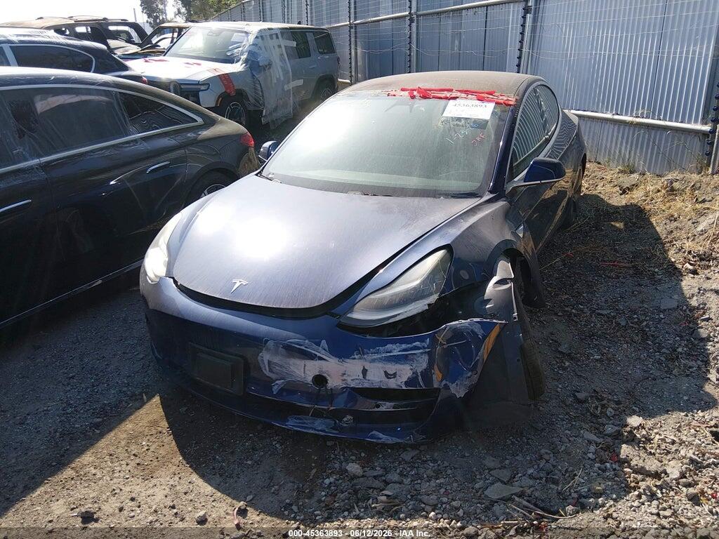 5YJ3E1EA2JF046194 2018 TESLA MODEL 3 photo no. 2