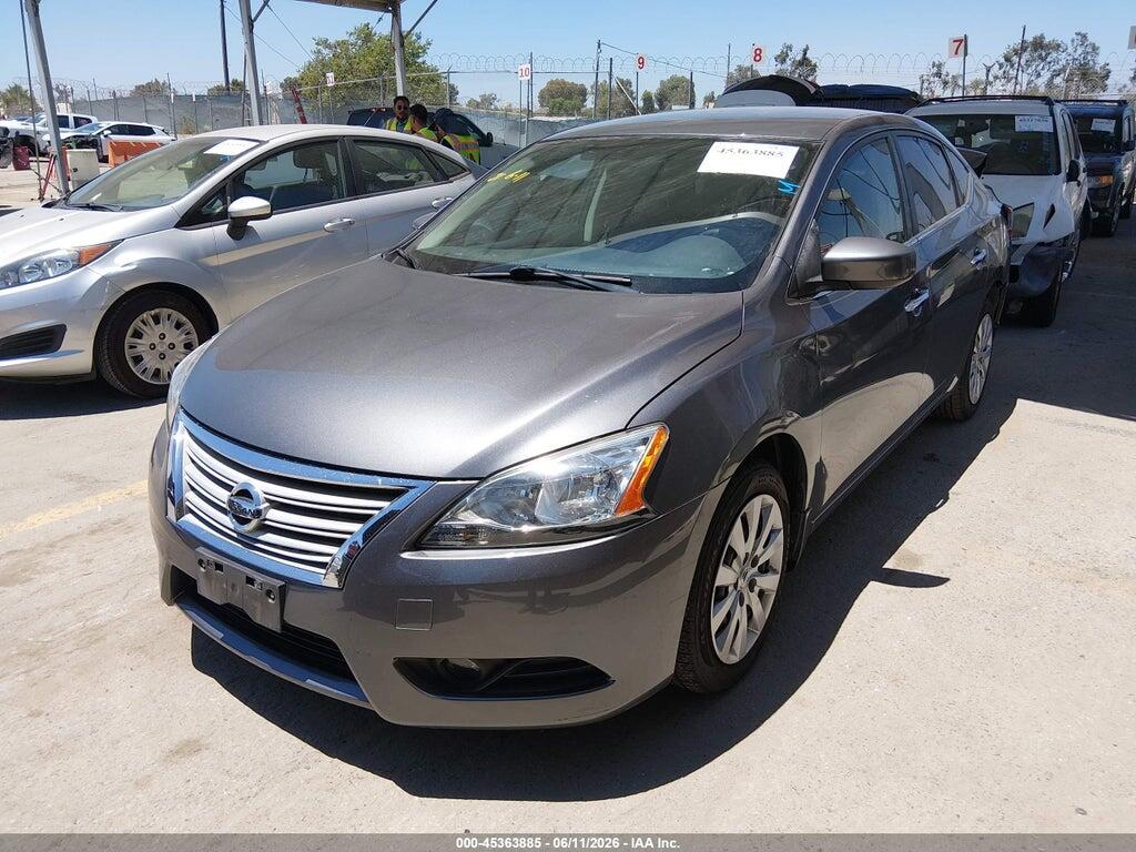 3N1AB7AP3FL645517 2015 NISSAN SENTRA photo no. 2