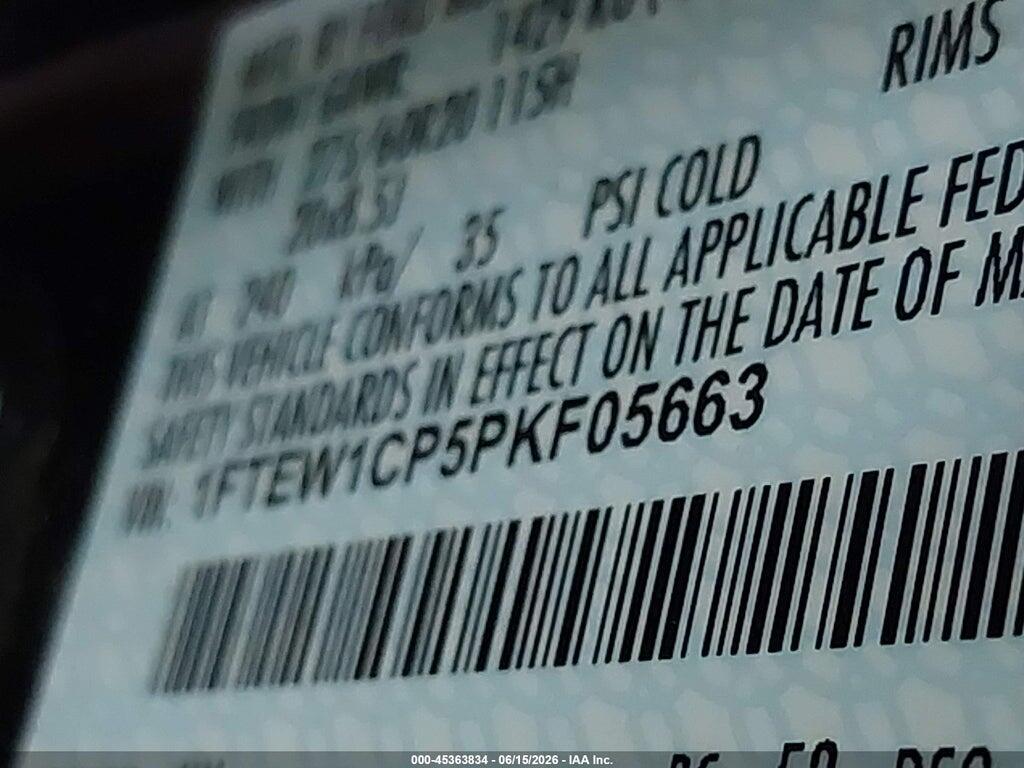 1FTEW1CP5PKF05663 2023 FORD F-150 photo no. 9