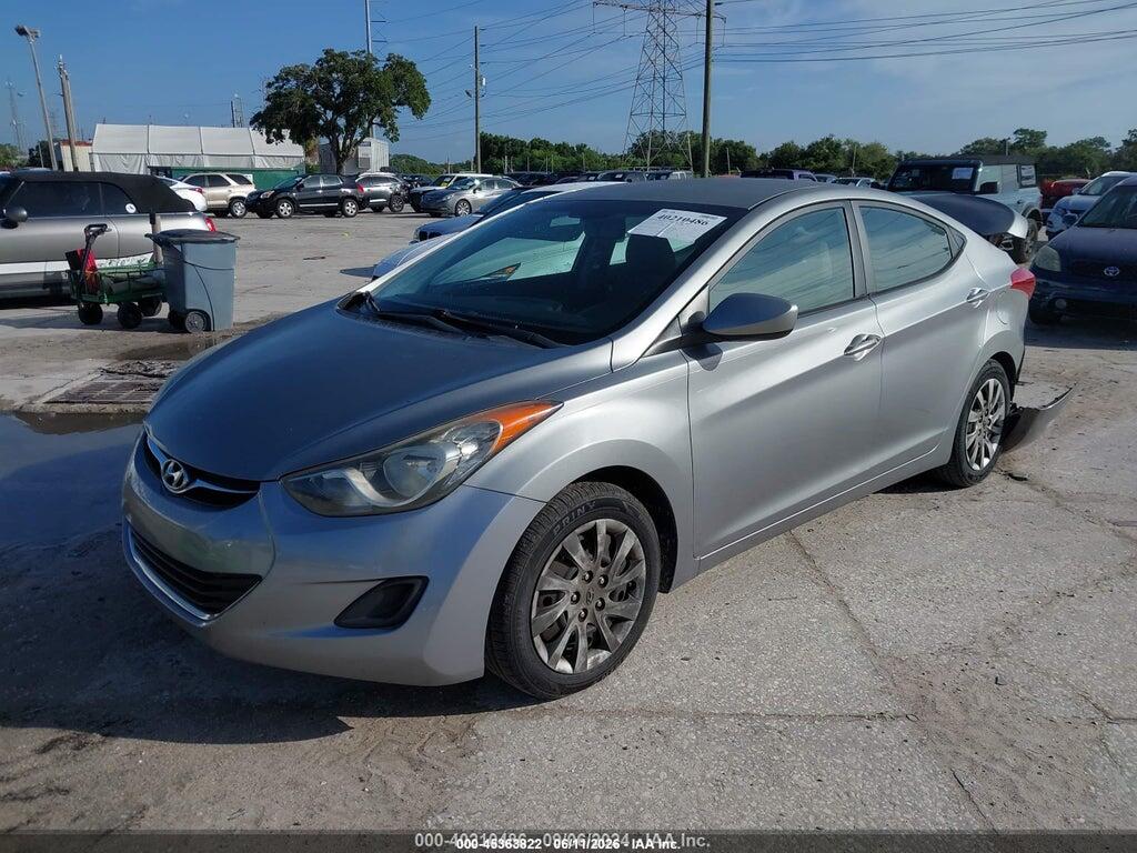 KMHDH4AE5CU446455 2012 HYUNDAI ELANTRA photo no. 2