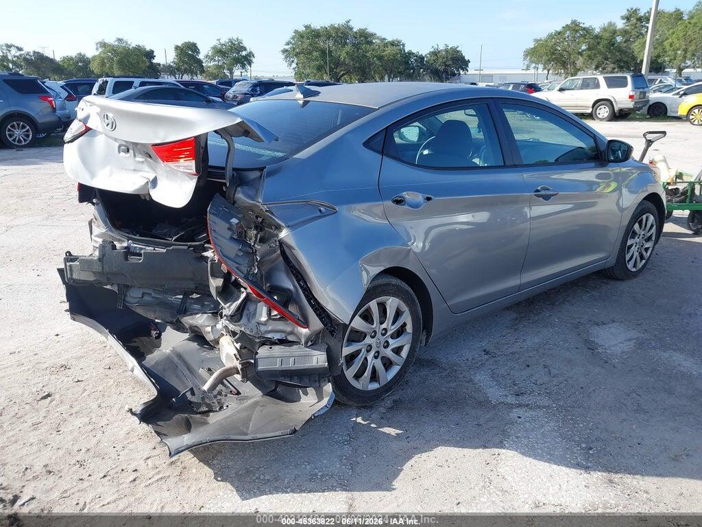 KMHDH4AE5CU446455 2012 HYUNDAI ELANTRA photo no. 4