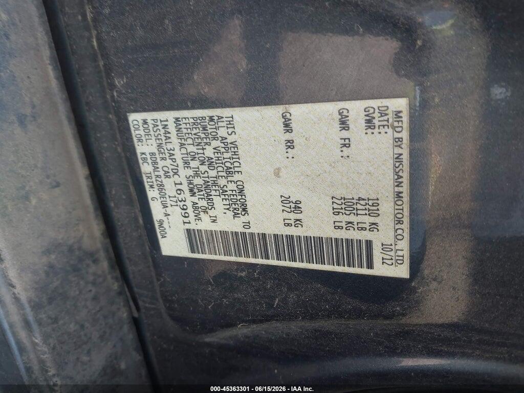 1N4AL3AP7DC163991 2013 NISSAN ALTIMA photo no. 9