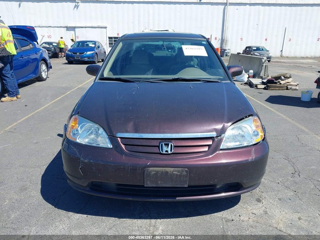 2HGES26741H552020 2001 HONDA CIVIC photo no. 12
