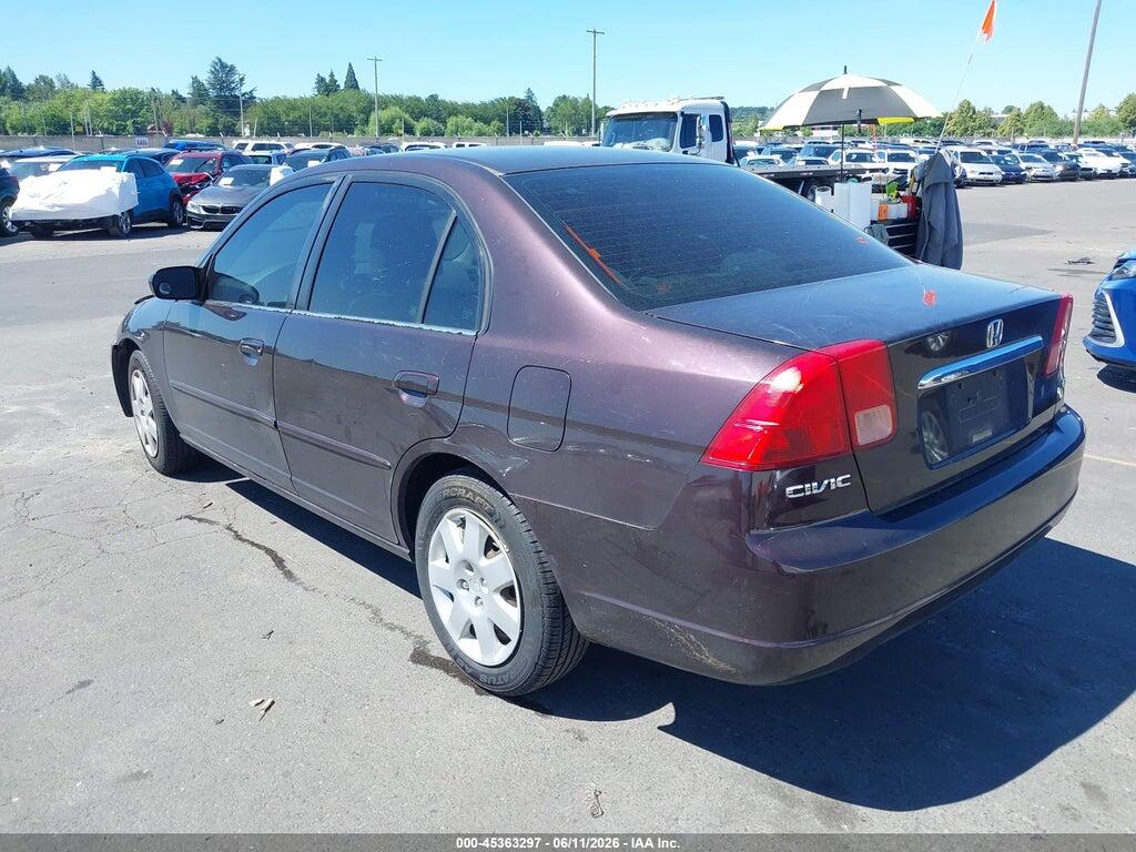 2HGES26741H552020 2001 HONDA CIVIC photo no. 3