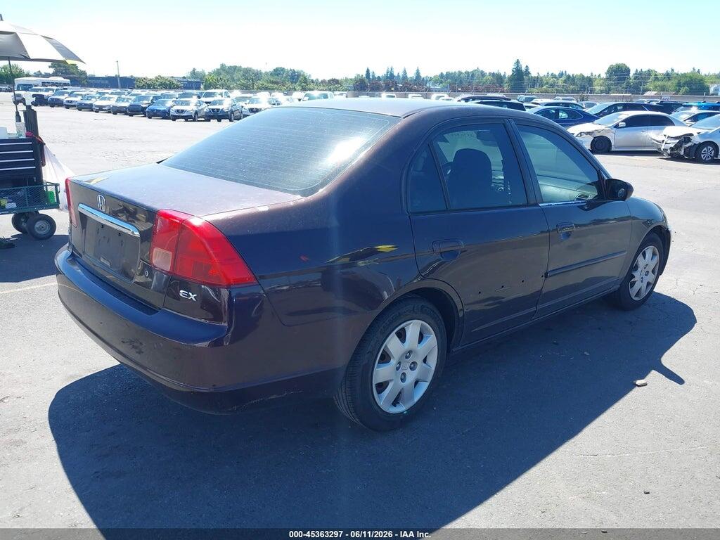 2HGES26741H552020 2001 HONDA CIVIC photo no. 4