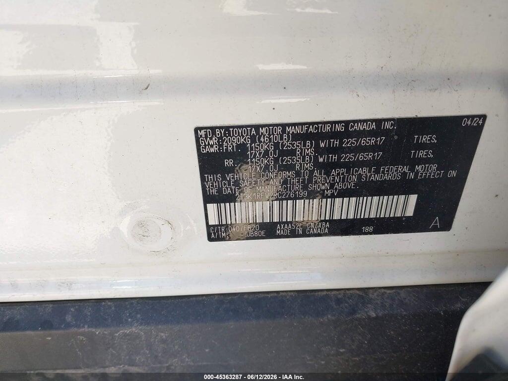 2T3K1RFV2RC276199 2024 TOYOTA RAV4 photo no. 9